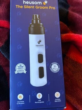 The Silent Groom Pro Pet Grooming Trimmer - White